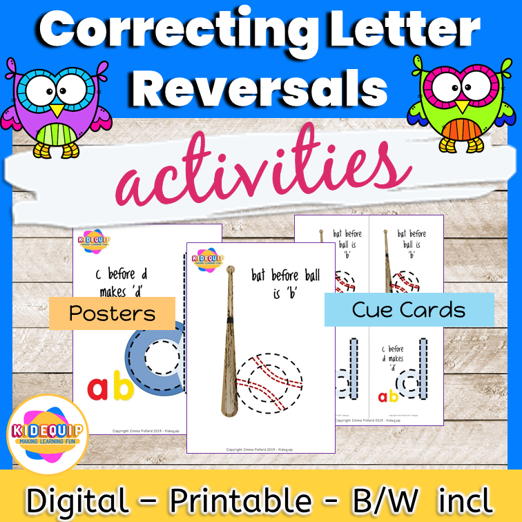 Letter Reversals Worksheets - Kidequip