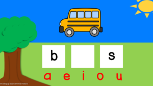 short vowel digital slide