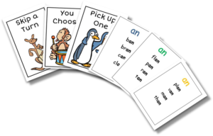 an word family cards