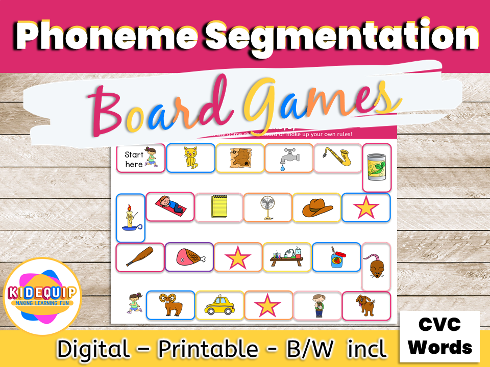 Phoneme segementation board game
