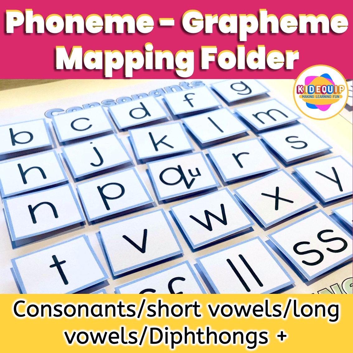 phoneme grapheme mapping folder