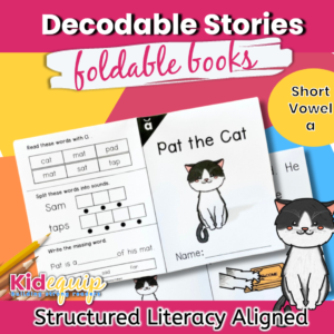 decodable books for short vowel a