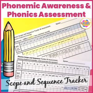 Free Phonics Scope and Sequence