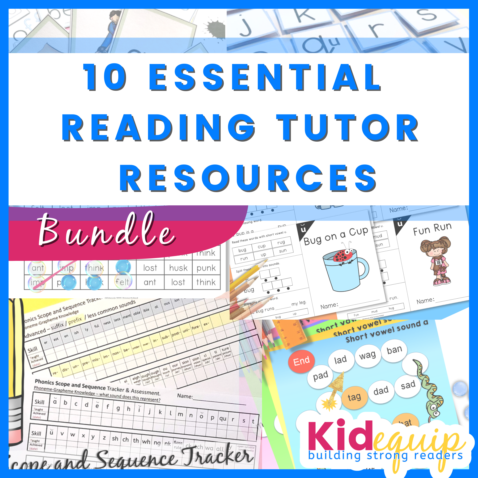 evidence based reading tutor resources