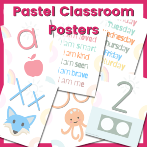 Classroom Decor Pastel