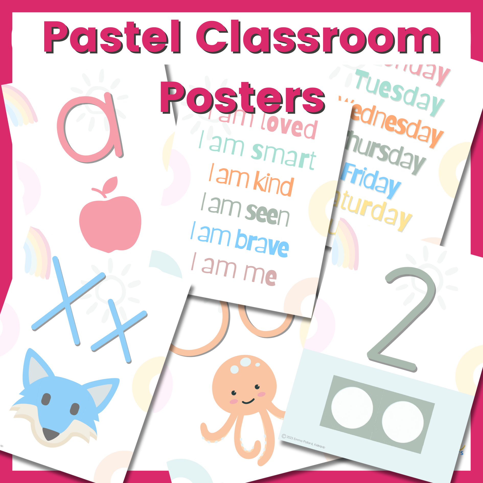 Classroom Decor Pastel