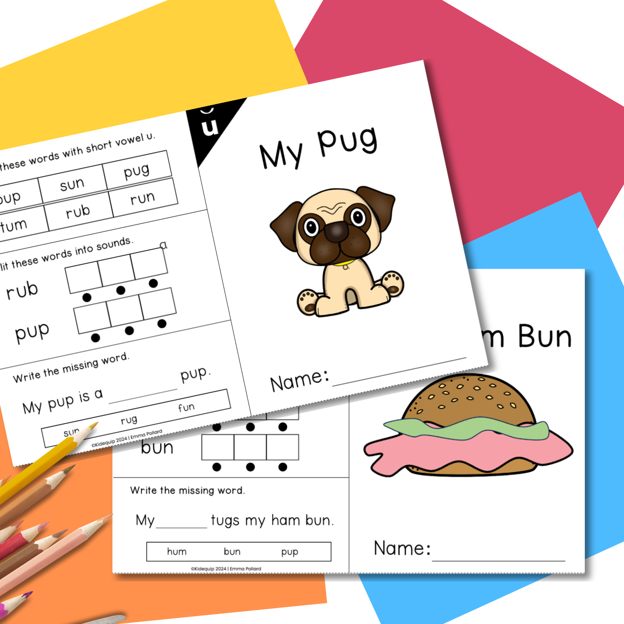 foldable books for each decodable passage