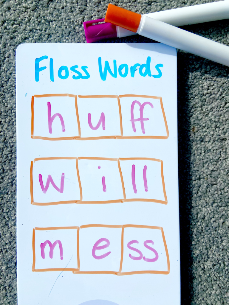 Word mapping boxes help children to notice the spelling rule and where you need to double the final consonant.