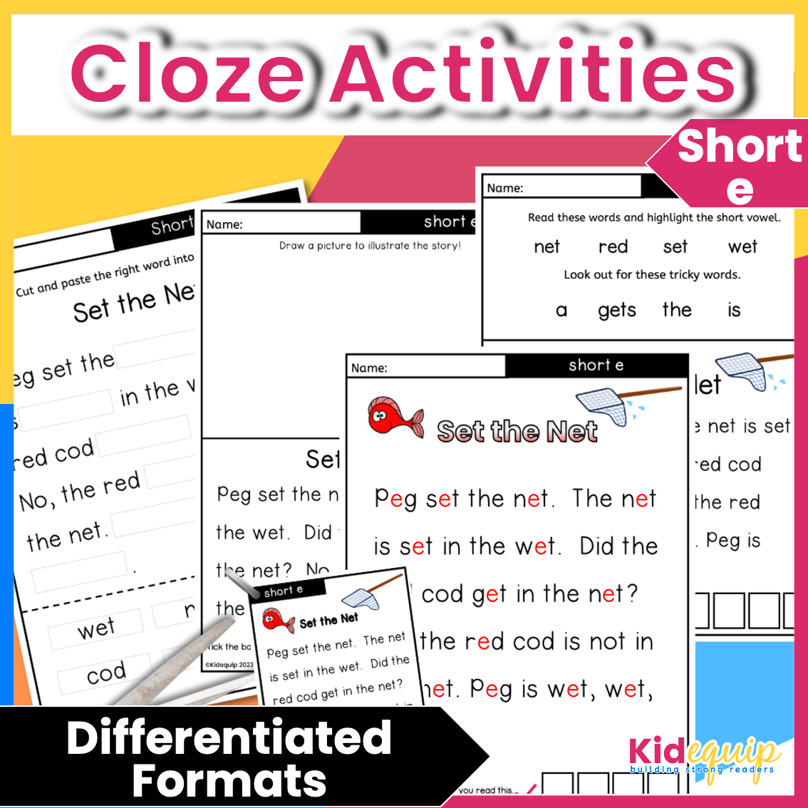 Decodable Passages for Short Vowel e - Image 2
