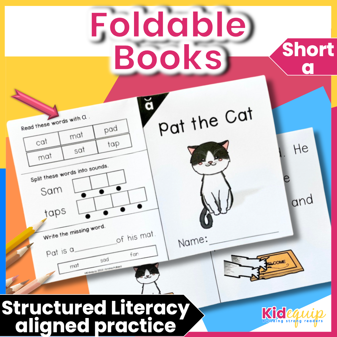 foldable books for decodable passages