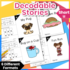 decodable passages for short vowel u