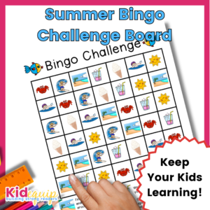 Summer Bingo Challenge Cards and Activity Booklet